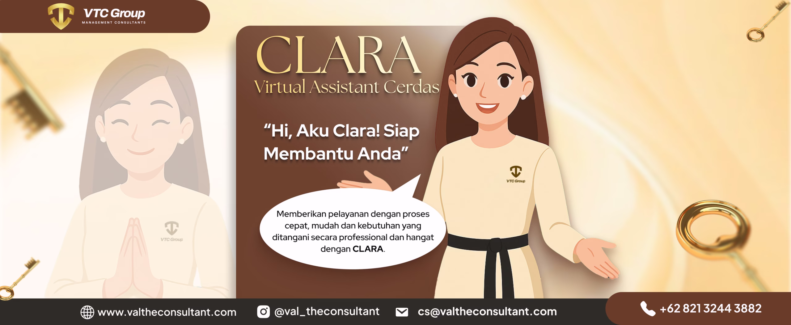 CLARA Virtual Asisten Cerdas bagi Pelanggan - Val the Consultant