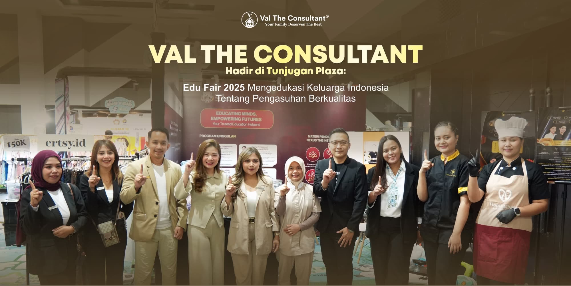 Artikel VAL THE CONSULTANT hadir di Edu Fair Tunjungan Plaza Surabaya - Pengasuhan Anak Berkualitas
