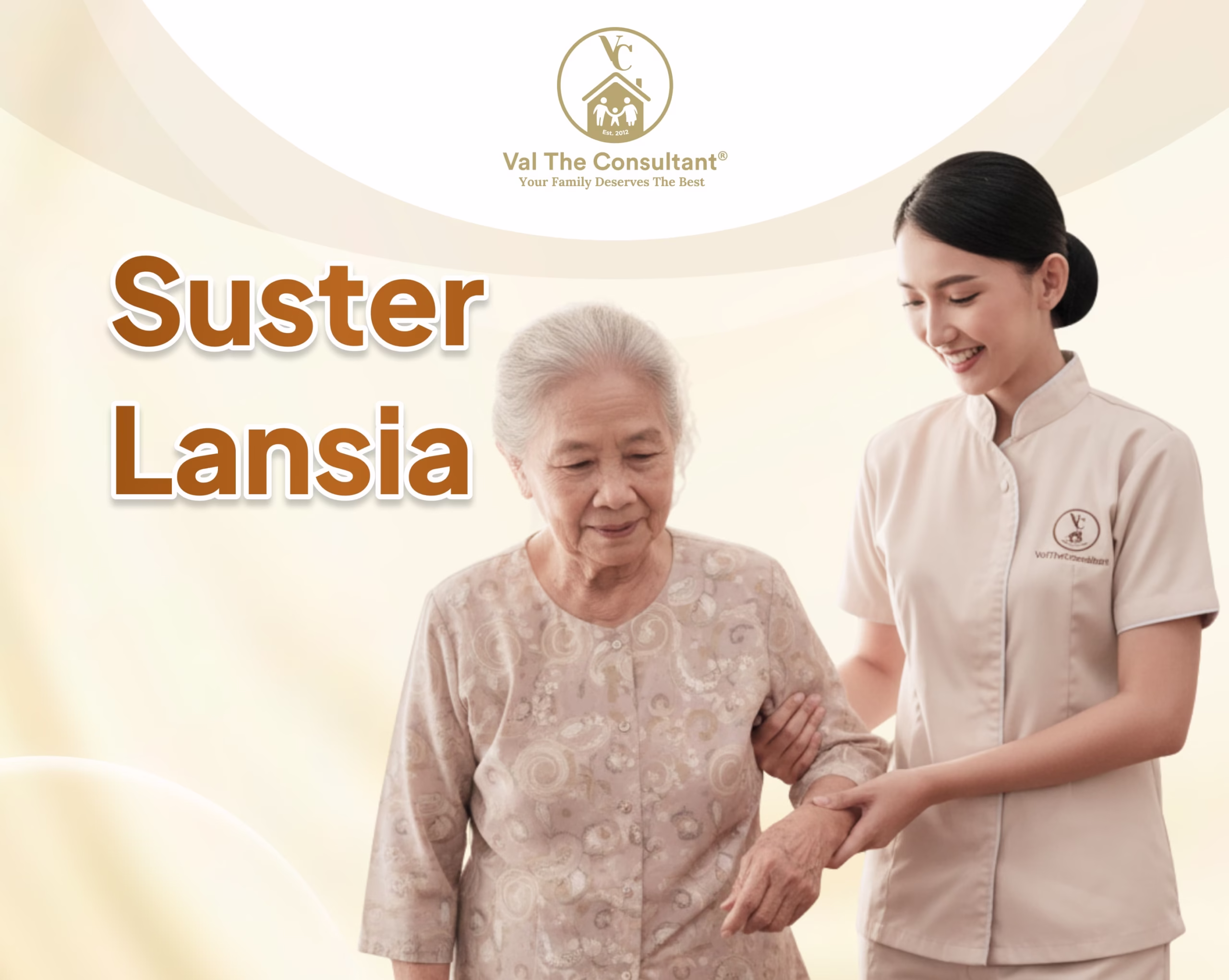 Layanan Suster Lansia - caregiver dari Val The Consultant